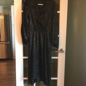 Vince silk midi dress.